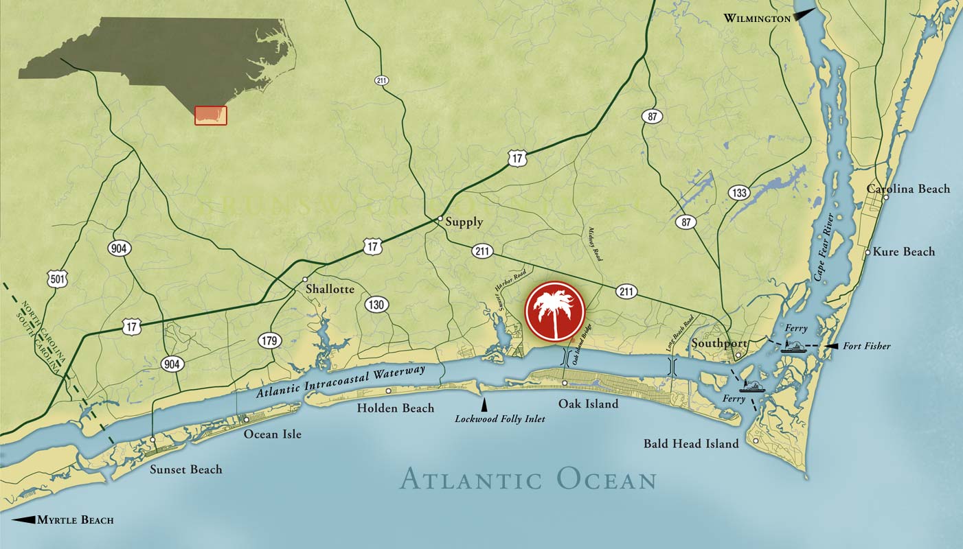 Map Of North Carolina Coastline Maps For You 